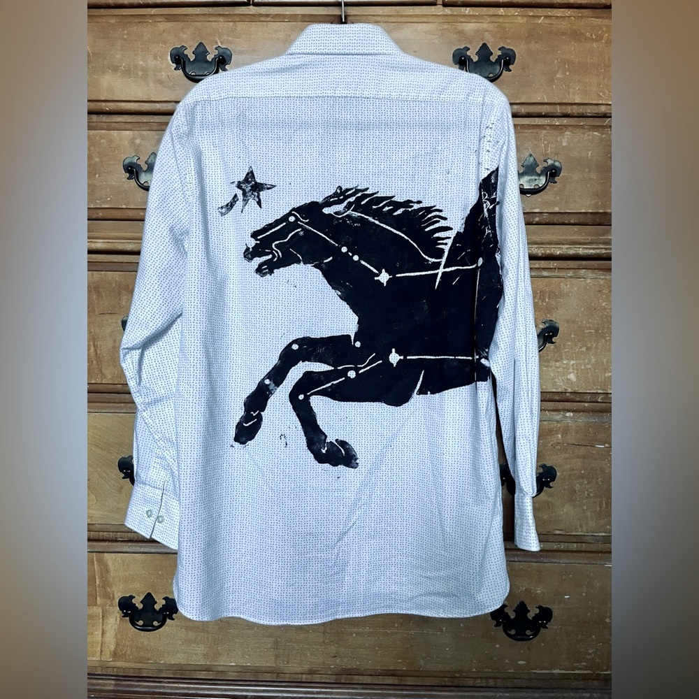 Original Pegasus print on Van Heusen shirt
